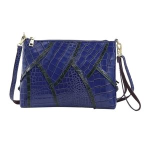 🔥PRICE CUT🔥NWT CHAOS BY ELSIE GENUINE LEATHER CLUTCH WITH LONG STRAP